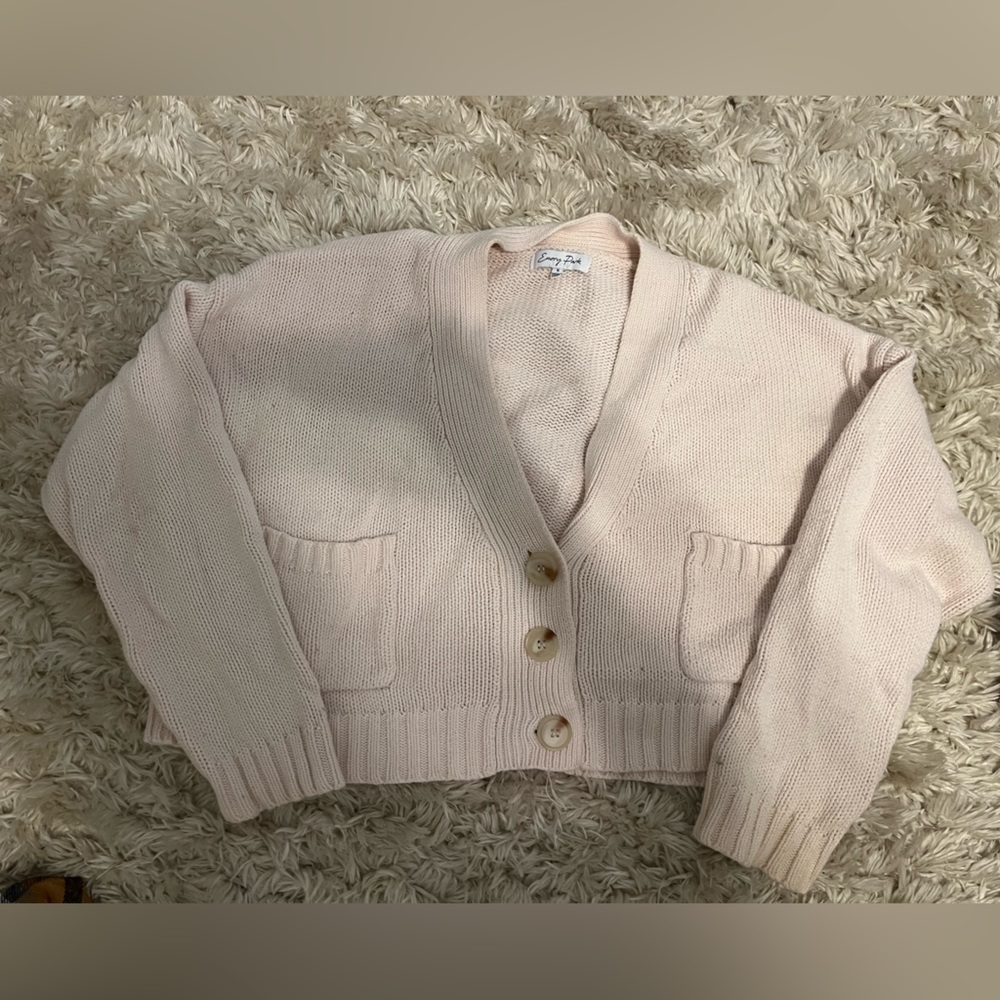 Women’s Beige Cropped Sweater